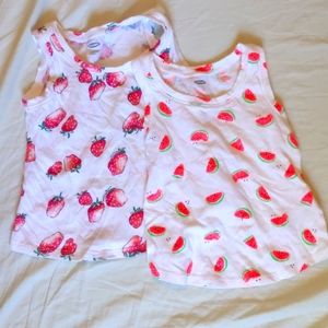 2 pack Toddler tank tops